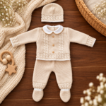 Conjunto Pompy Bege